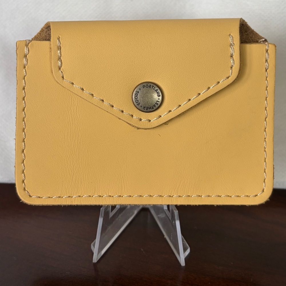 Love Bug Plus Wallet Vanilla Portland Leather Goods Full-Grain Leather NWOT - Picture 12 of 12